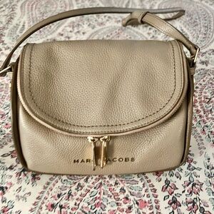 Marc Jacobs Beige Leather Crossbody Bag
